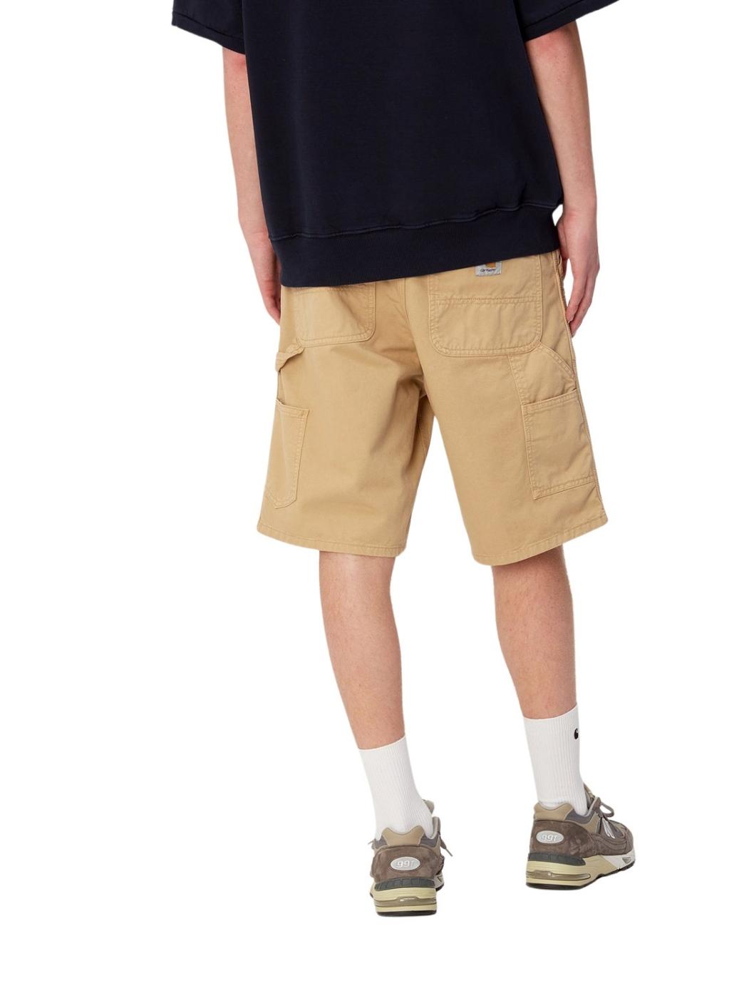 Bermudas Carhartt Single Knee Tostado para Homem.