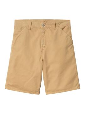 Bermudas Carhartt Single Knee Tostado para Homem.