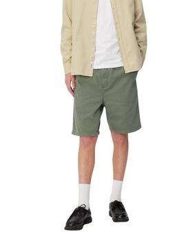 Bermudas Carhartt Flint Verde para Homens