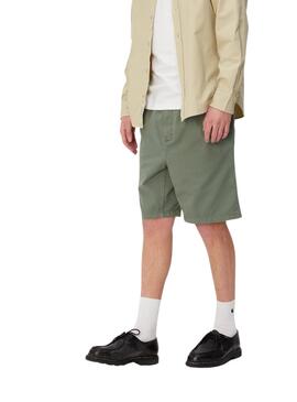 Bermudas Carhartt Flint Verde para Homens