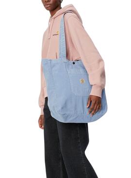 Bolsa Carhartt Garrison Tote Denim Claro