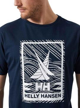 Camisa Helly Hansen Shoreline Marinha para Homens