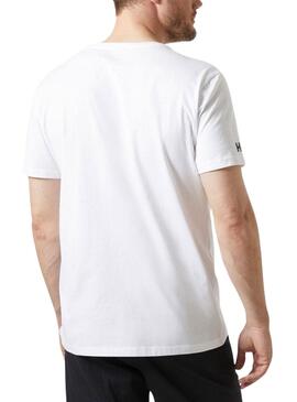 Camiseta Helly Hansen Shoreline Branca para Homem