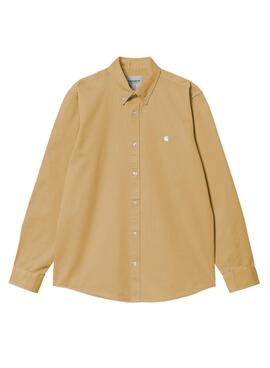 Camisa Carhartt Madison Bege para Homem.