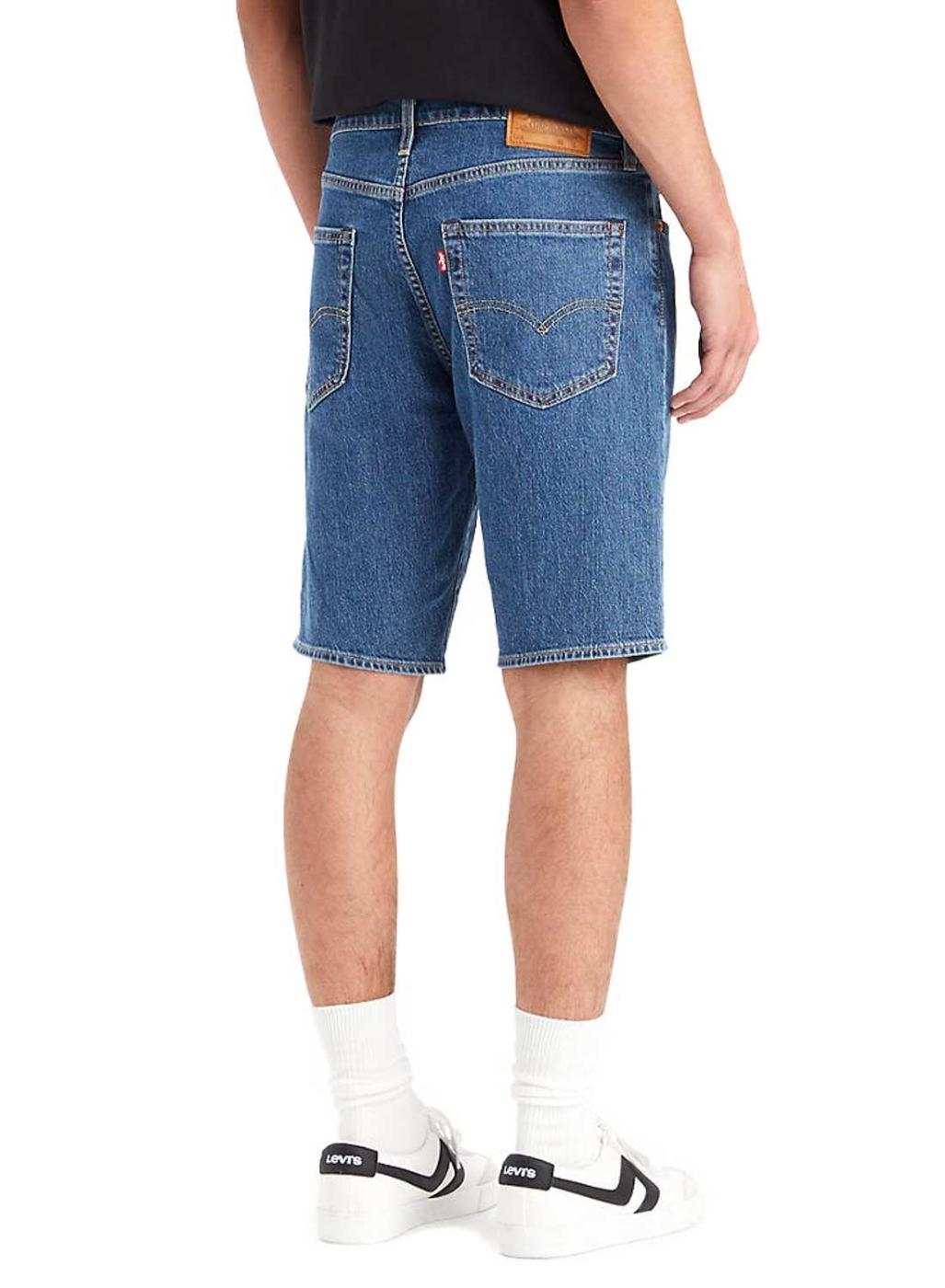 Bermudas Levis 405 Padrão Denim Azul Para Homem