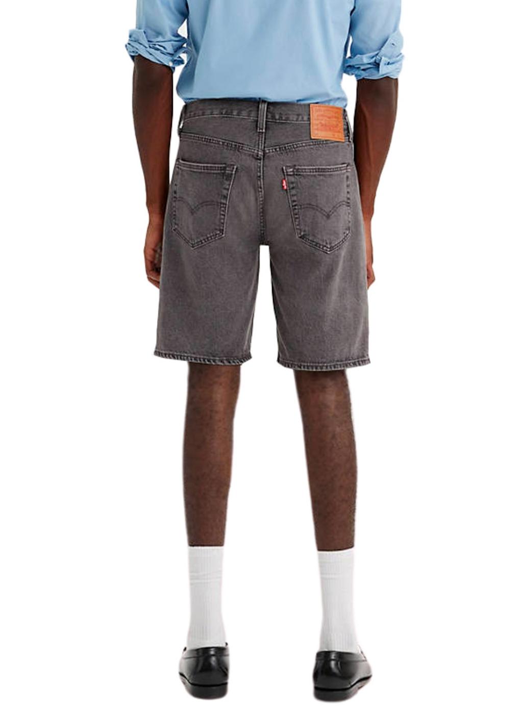 Bermuda Levis 501 Original Cinza Para Homem