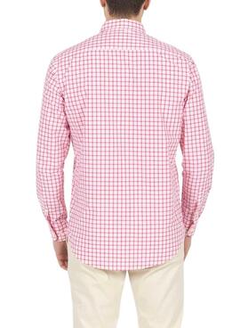 Camisa El Pulpo Quadro Janela Rosa Para Homem