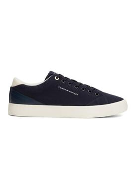 Sapatilhas Tommy Hilfiger TH Vulc Low Summer Azul Marinho Homem