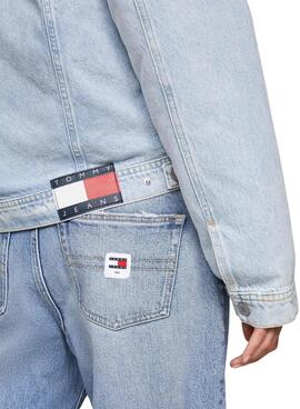 Jaqueta Tommy Jeans Mom Clasics em Denim para Mulher.