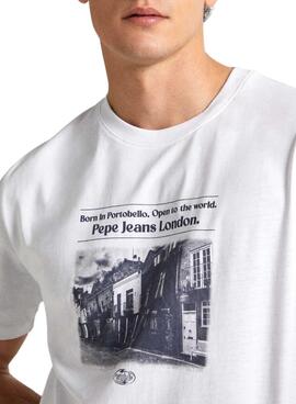 Camiseta Pepe Jeans Cooper Branca para Homem