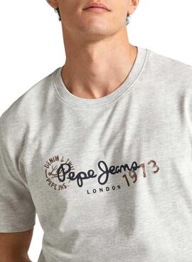 Camisa Pepe Jeans Camille Cinza para Homem