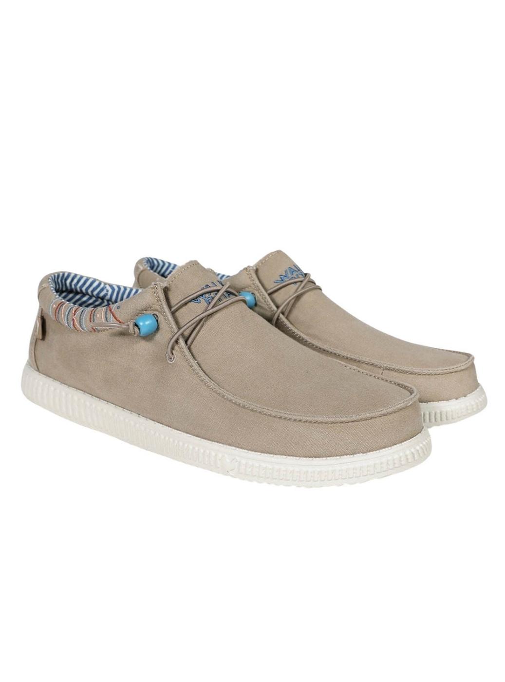 Sapatos Walkin Pitas Windover Bege para Homem