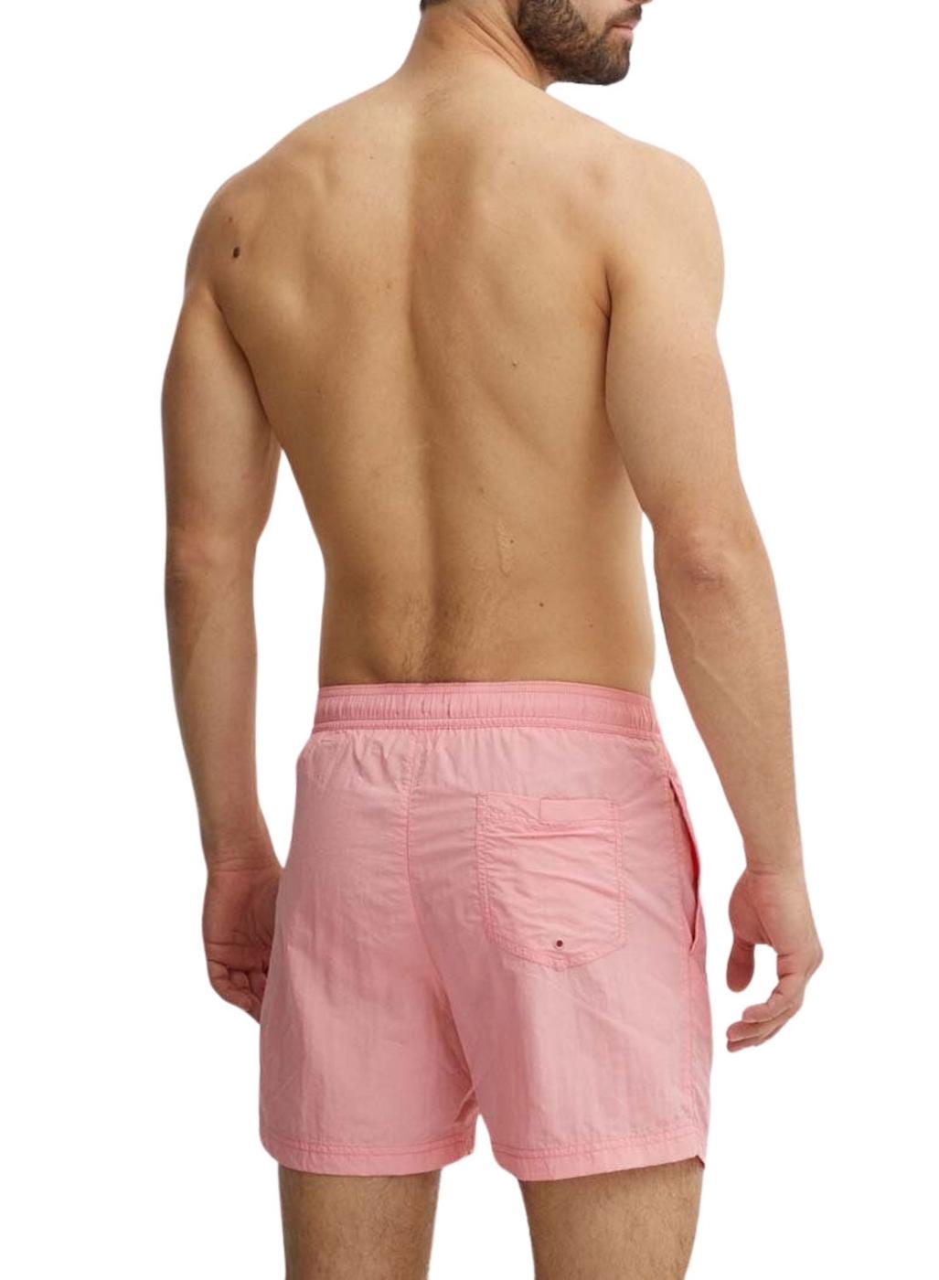 Calção de banho Tommy Jeans Crinkle Rosa para Homem