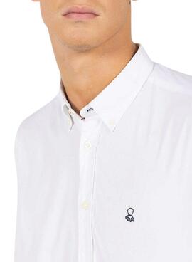 Camisa El Pulpo Popeline Logo Branco Para Homem