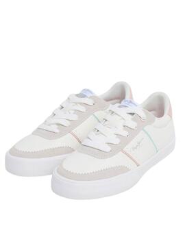 Sapatos Pepe Jeans Kenton Origin Branco Menina