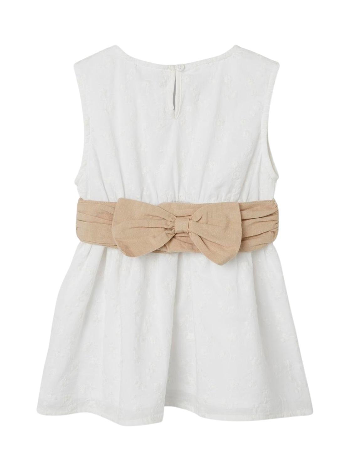 Vestido Name It Feline Spencer Branco Para Menina