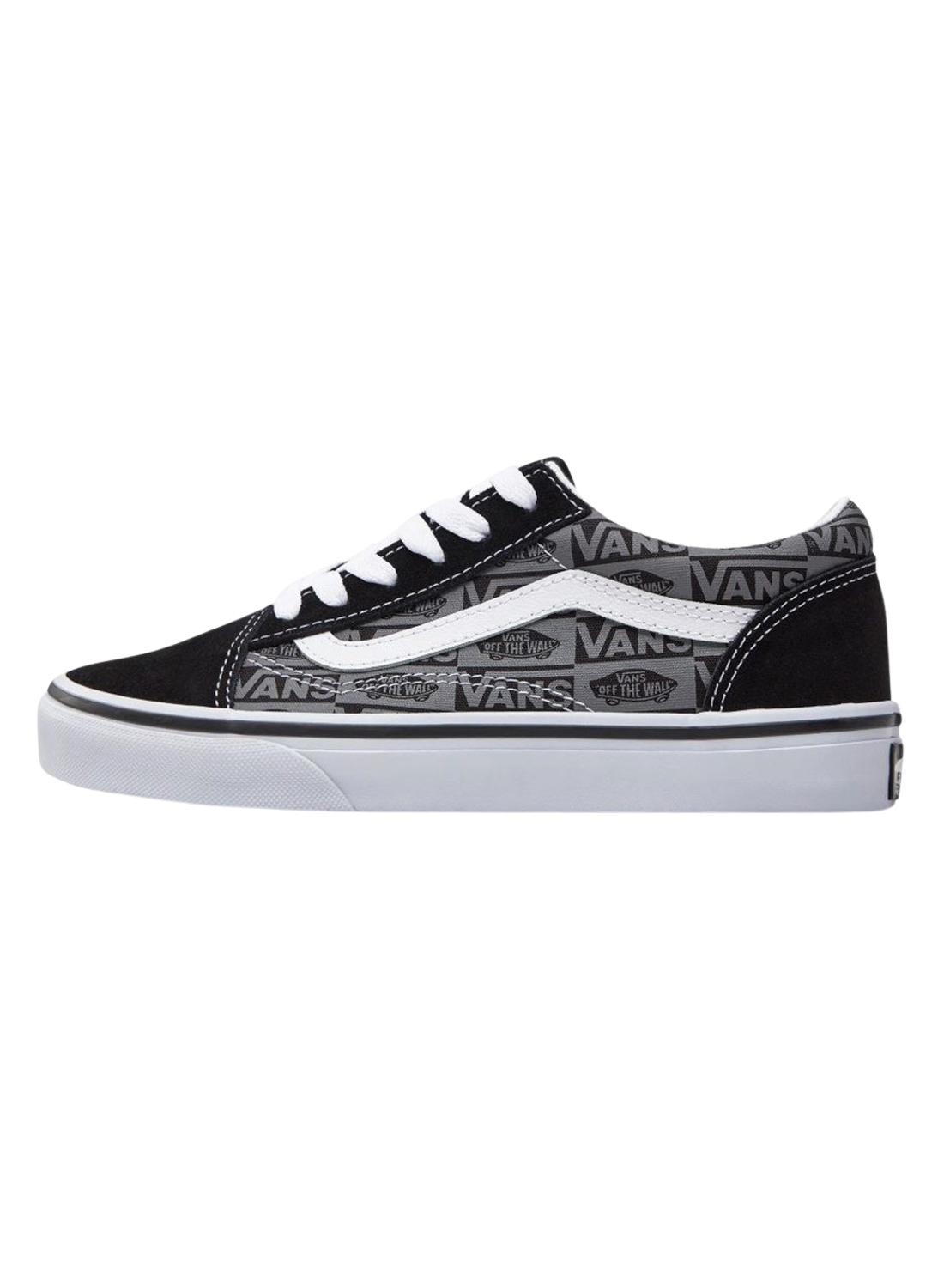 Tênis Vans Old Skool Logo Preto Teen