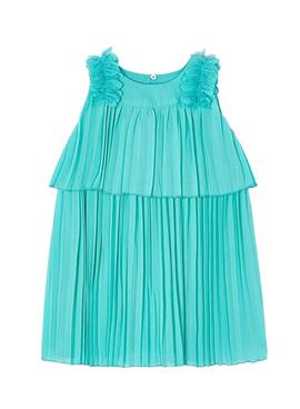 Vestido Mayoral Plissado Jade para Menina