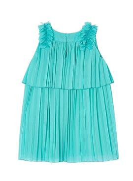 Vestido Mayoral Plissado Jade para Menina