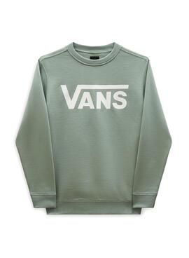 Moletom Vans Classic Crew Verde Para Crianças