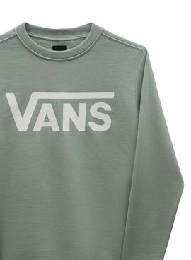 Moletom Vans Classic Crew Verde Para Crianças