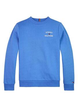 Moletom Tommy Hilfiger Logo Azul para Menino