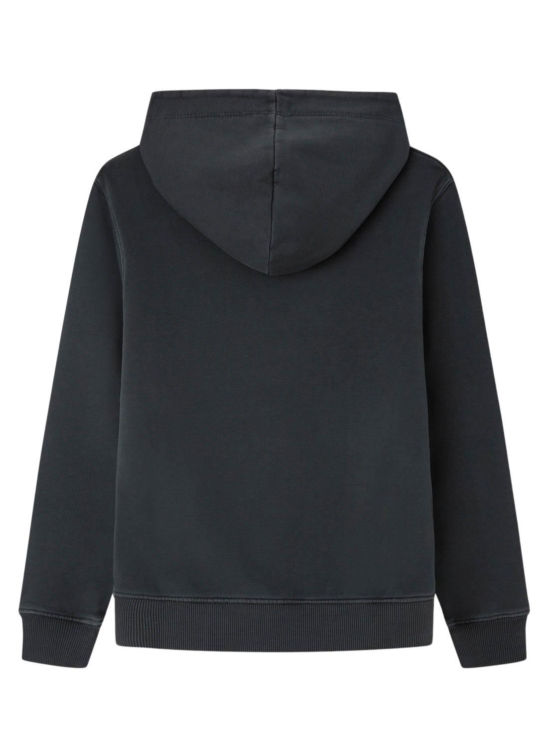 Moletom Pepe Jeans New Davide Hoodie Cinza Menino