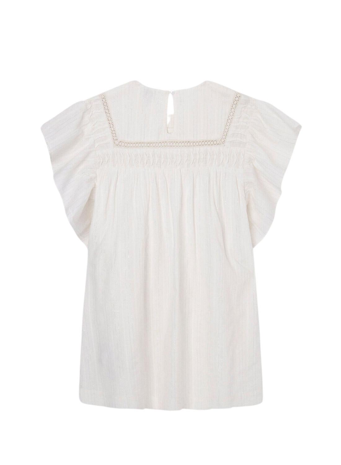 Vestido Pepe Jeans Quera Branco Para Menina