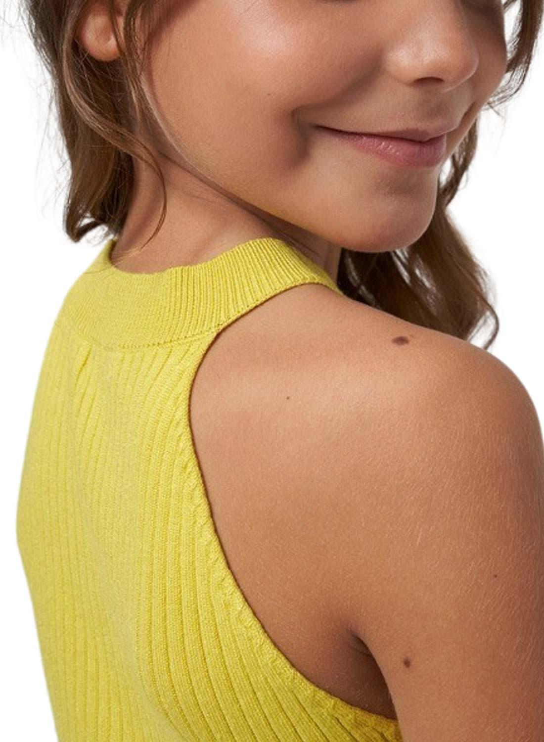 Top Mayoral Tricot Amarelo para Menina