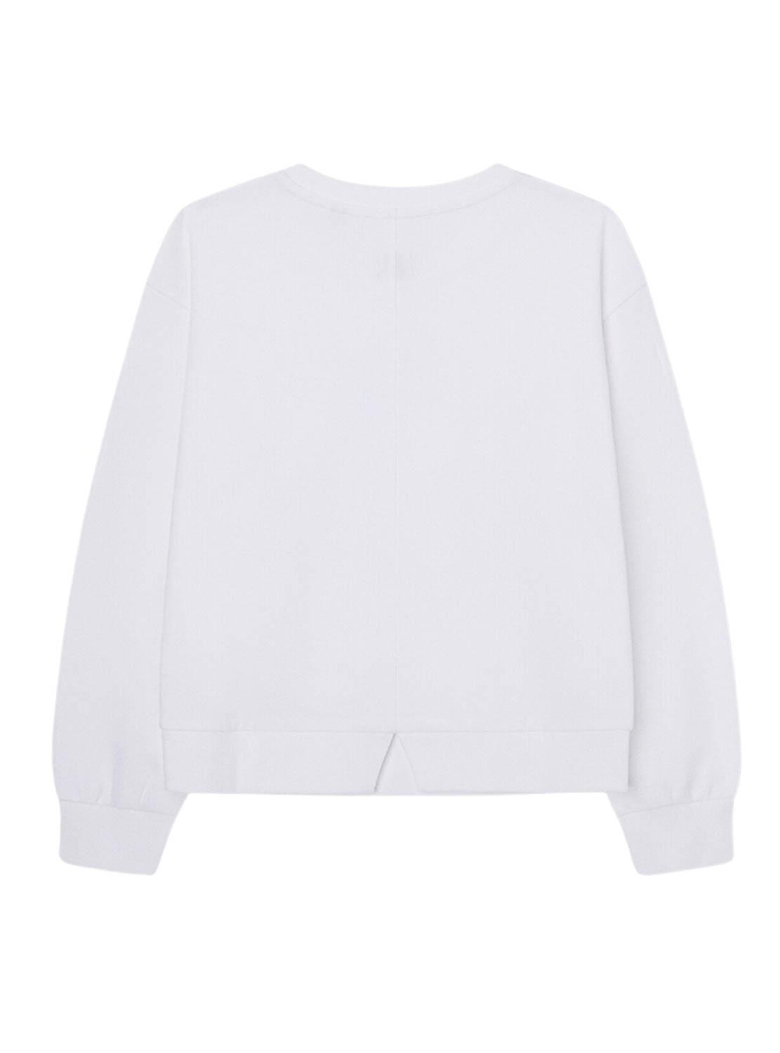 Moletom Pepe Jeans Omara Branco Para Menina