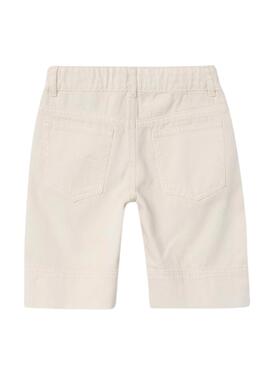 Shorts Name It Rose Wide Branco para Menina