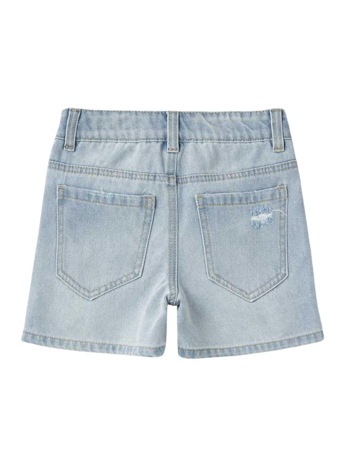 Shorts Name It Rose Azul para menina