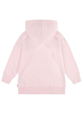 Moletom Levis Hoodie Chalkpink Rosa para Menina