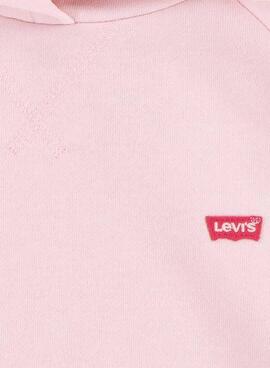 Moletom Levis Hoodie Chalkpink Rosa para Menina