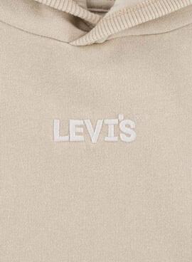 Moletom Levi's Lived In Hoodie Bege para menino