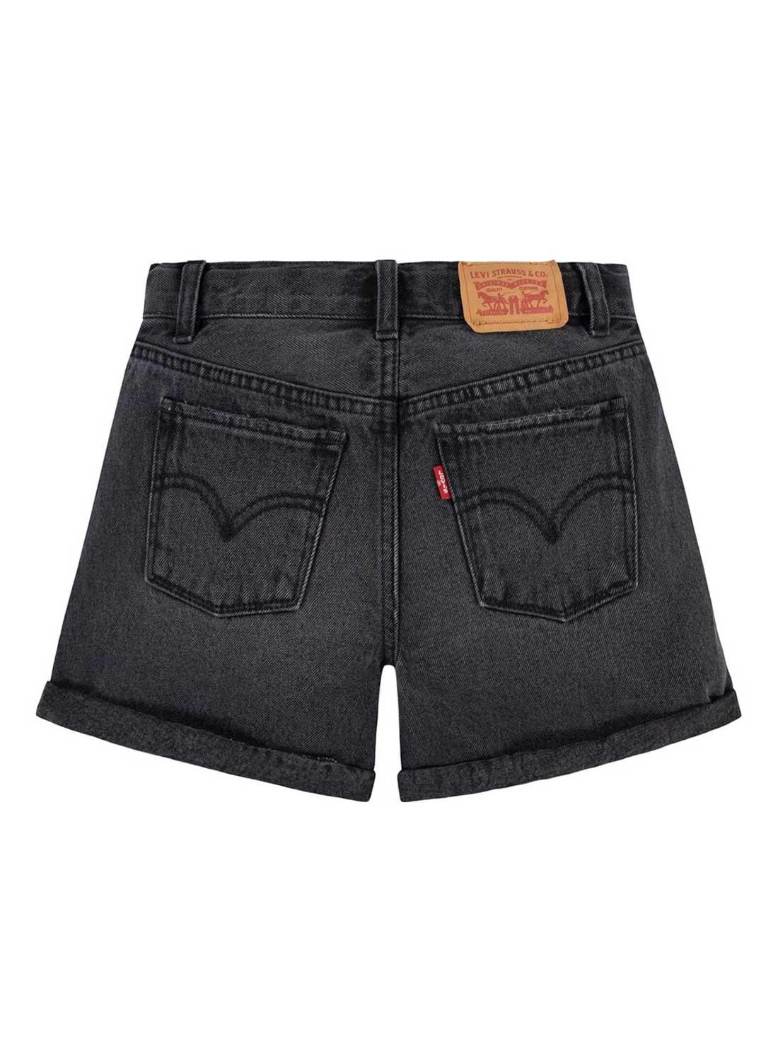 Shorts Levis Mom Preto para Menina