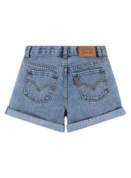 Shorts Levis Mom Azul Para Menina