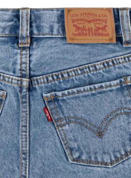 Shorts Levis Mom Azul Para Menina