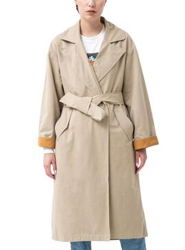 Trench coat Only Crystal Beige para Mulher.