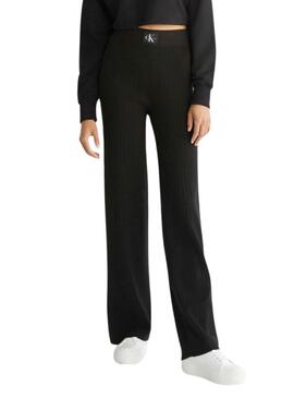 Pantalon Calvin Klein Jeans Variegado Preto