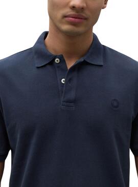 Camisa Ecoalf polo azul-marinho Tedalf para homem