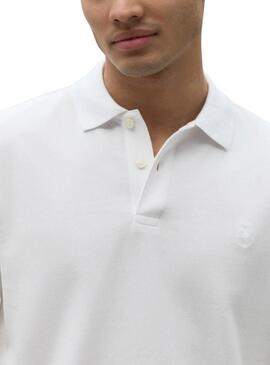 Camisa polo Ecoalf Tedalf branco para homem