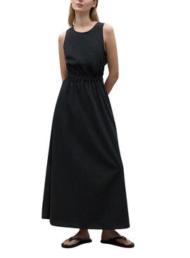 Vestido Galena Ecoalf Preto para Mulher