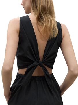 Vestido Galena Ecoalf Preto para Mulher