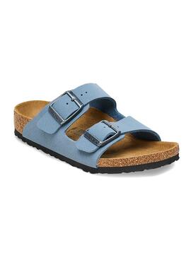 Sandálias Birkenstock Arizona Birko-Flor Azul Kids