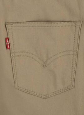 Bermuda Levis Standard Cargo Marrom Para Menino