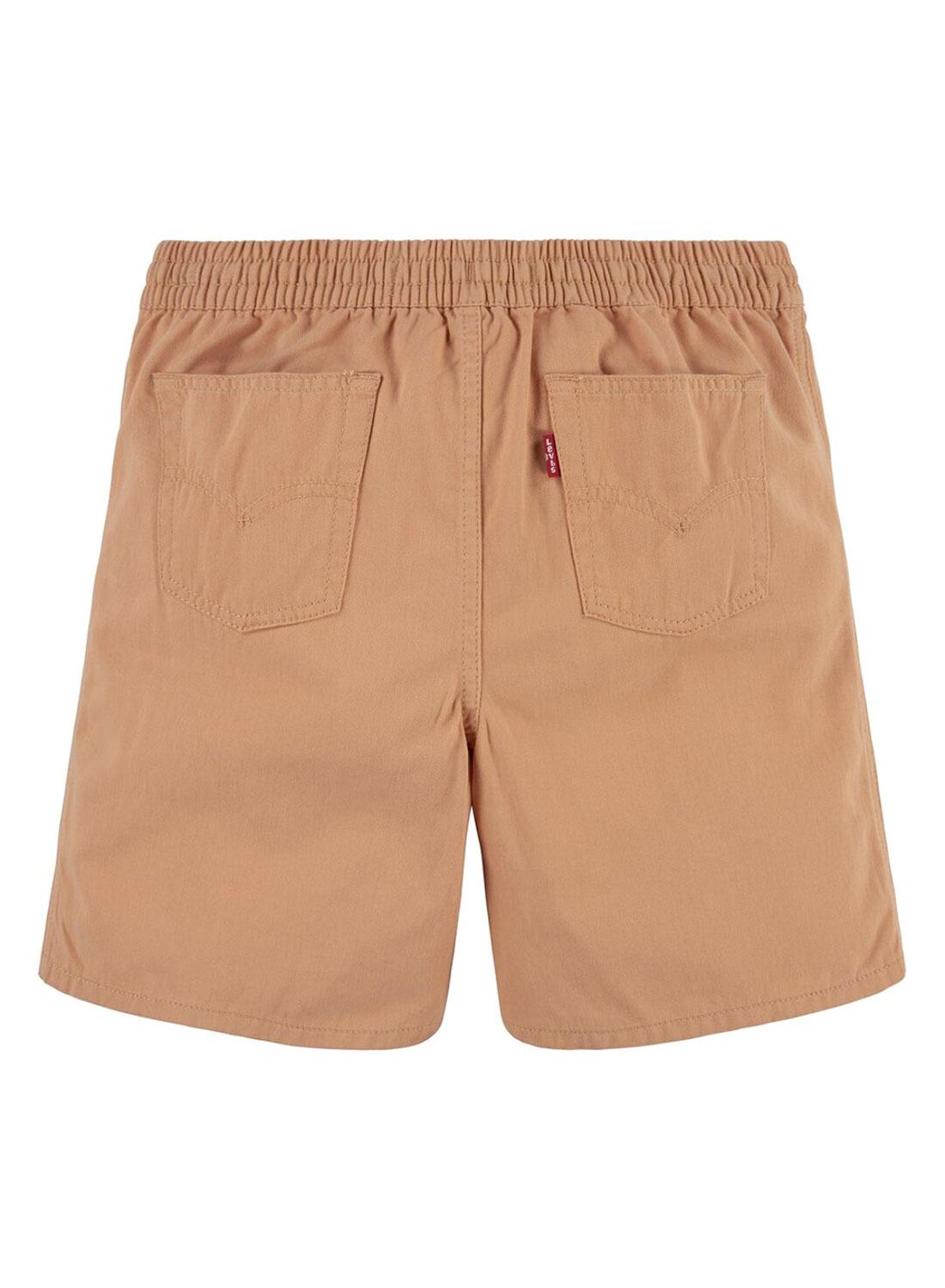 Bermuda Levis Pull On Woven Short Laranja Menino