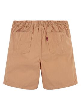 Bermuda Levis Pull On Woven Short Laranja Menino