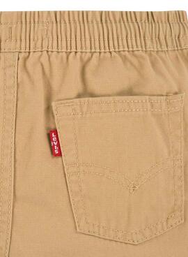 Bermuda Levis Pull On Woven Marrom para Menino