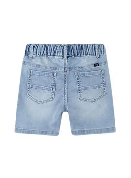 Bermuda Mayoral Soft Denim Azul Para Menino